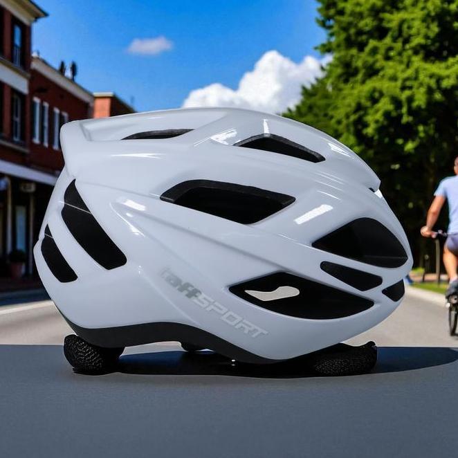 Taffsport Helm Sepeda Scooter Bicycle Helmet Ultralht Standard Vers Bk4