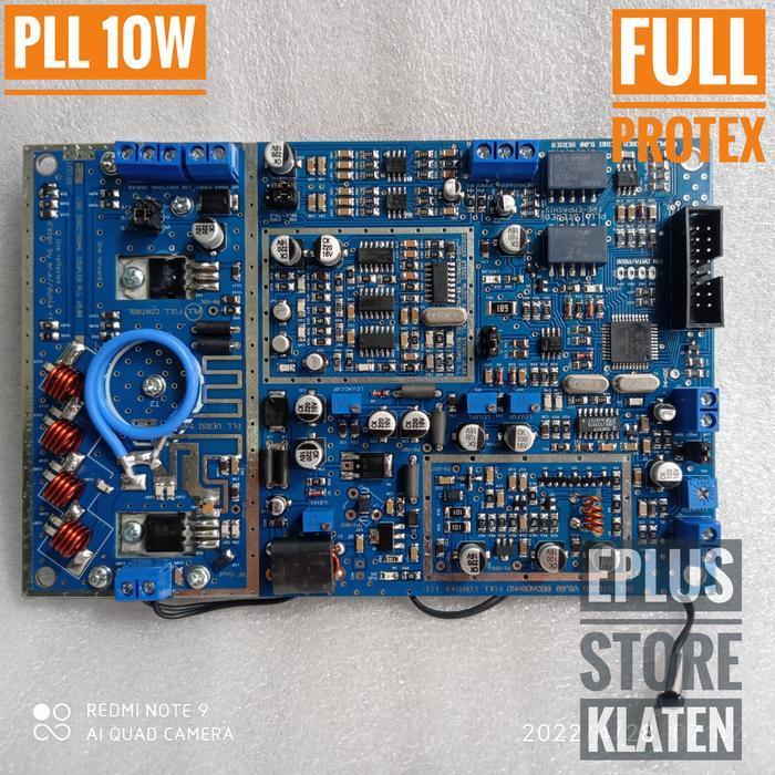 EXCITER PLL 10 WATT 87.5-105 MHZ STEREO PEMANCAR FM MODULE ORIGINAL DAN TERPERCAYA