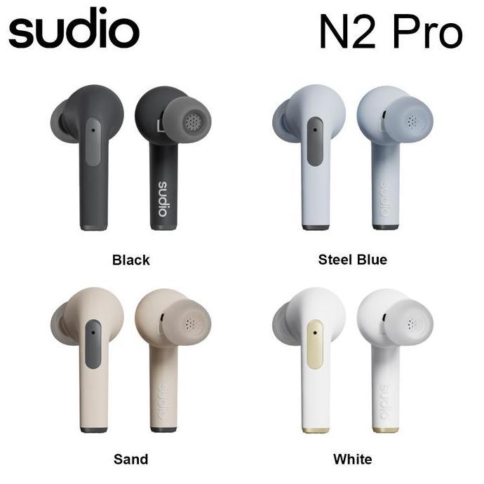 Sudio N2 Pro In Ear True Wireless Eahone ANC TWS Mic Bluetooth 5.3