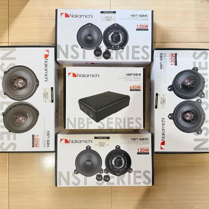Paket Audio merk NAKAMICHI atau Paket Sound system mobil