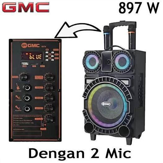 speker bluetooth GMC 897W 10"