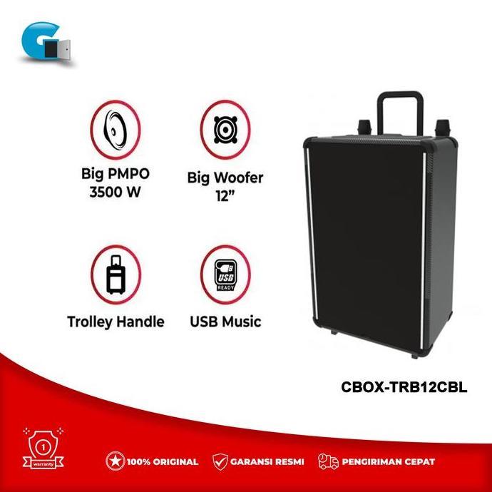 Sha Trolley Series Speaker CBOX-TRB12CBL