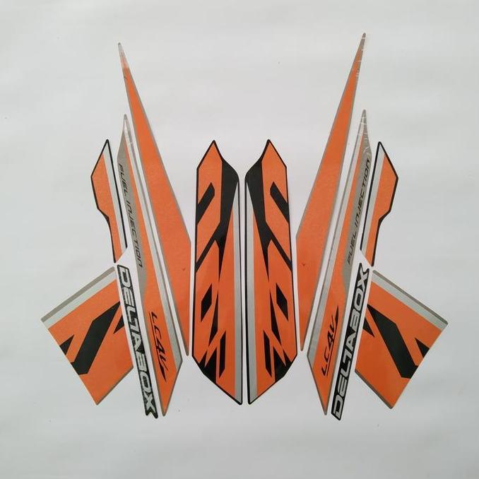 stiker motor body vixion advance 2017 orange