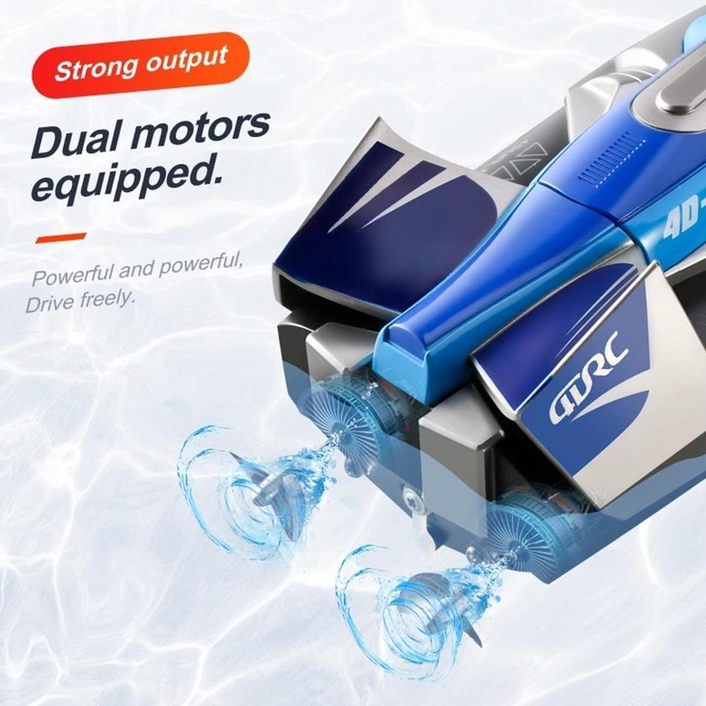 bestpromo rc speed boat 2.4 ghz 30 km/h mainan kapal remote control super power full