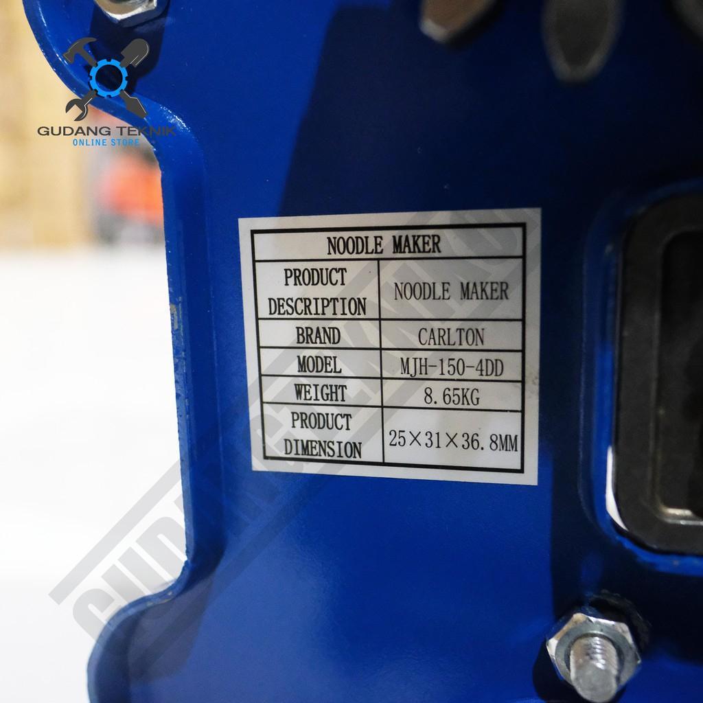 Mesin Gilingan Mie Pasta Manual Mjh150 Carlton / Noodle Maker Mesin Cetak Mie Giling Mie Mjh 150 Car
