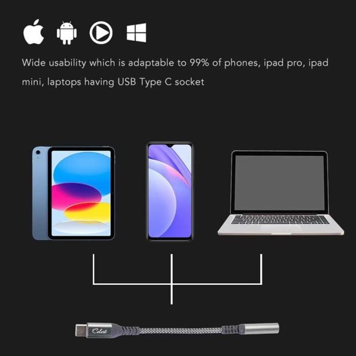 Kinera Celest Ruyi / Qoa Ruyi Usb Type C To 3.5Mm / Lightning To 3.5Mm Adapter Converter