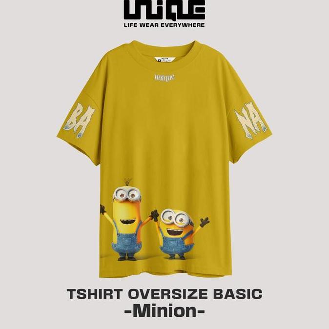 Abaka- Unique - (Unique Series) Kaos Oversize Minion Basic Combed