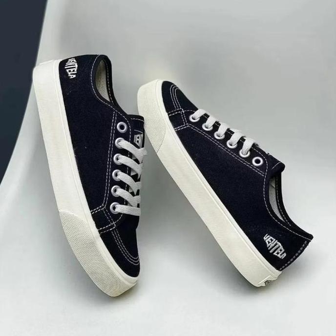 Scarpa- Sepatu Ventella Alpha Low Black Naturall Sepatu Sekollah Ventella Alpha Kets Cowok-Cewek Cas