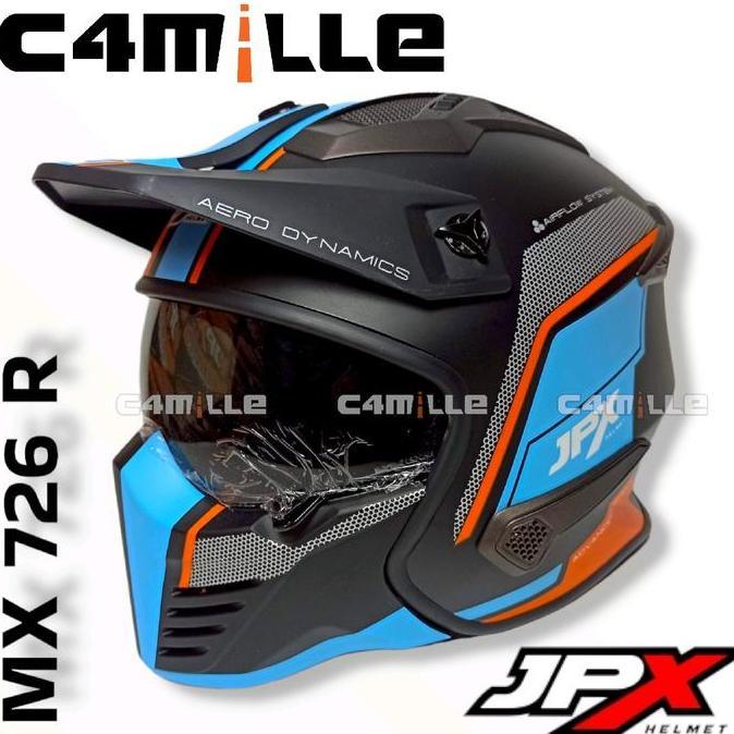 Promo HELM JPX MX726R CROSS OVER FULL FACE TRAIL Diskon