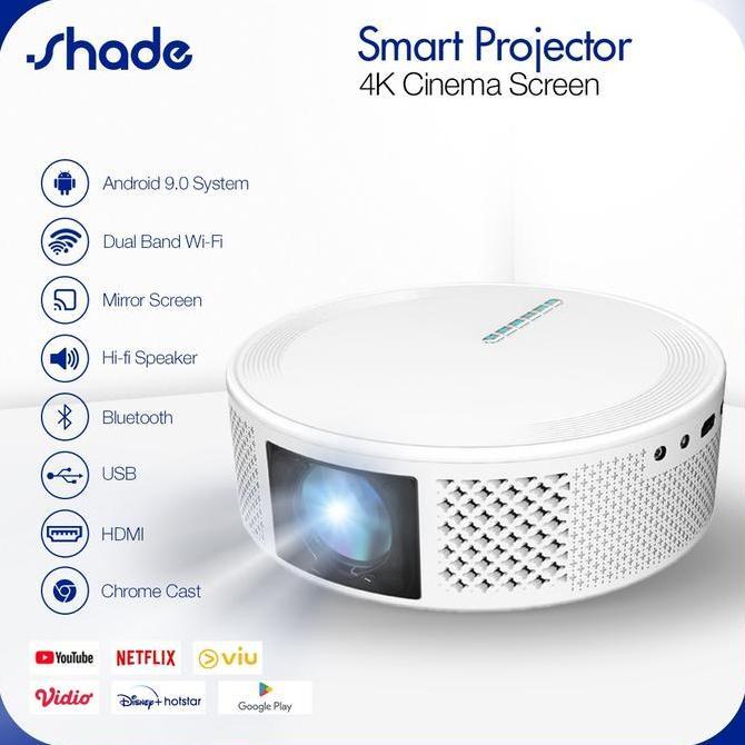 T269 Smart Projector Android Os 10000 Lumens 1080P Hd Proyektor Mini Portable Android Proyektor Tv W