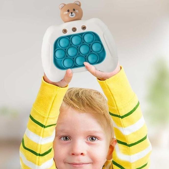 WW Pop It Elektronik Push Bubble Game Mainan Anak Viral Fidget Stress Toys POP IT GAME | POP IT LEVE