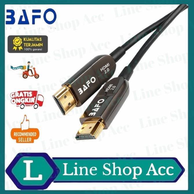 NEW Kabel Hdmi Fiber Optic (FO) Fiber Optik 20 Meter Bafo