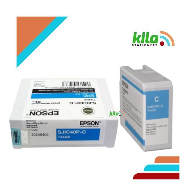 Tinta Epson SJIC40P (T44G2) Cyan = Epson C6550A | C6050P | C6050A