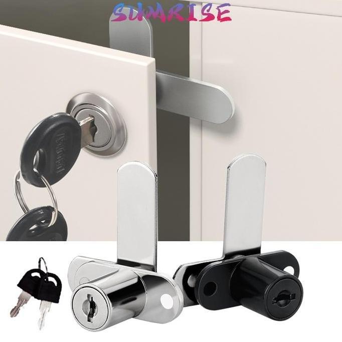 Kunci Kabinet Kunci Lemari Laci Drawer Camlock Konci Loker Kerja Cyber Lock