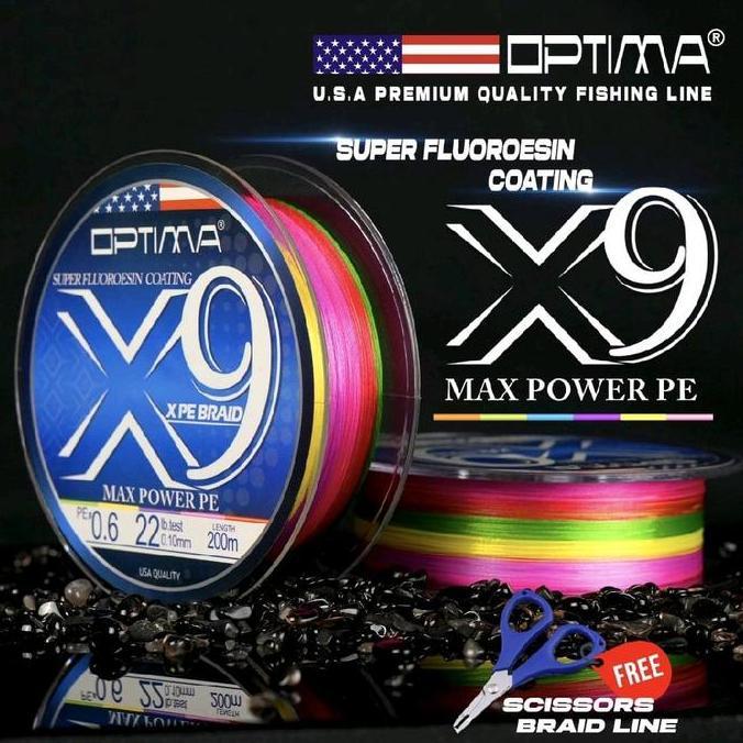 TERBARU - Senar PE X9 OPTIMA 300 & 400 Meter