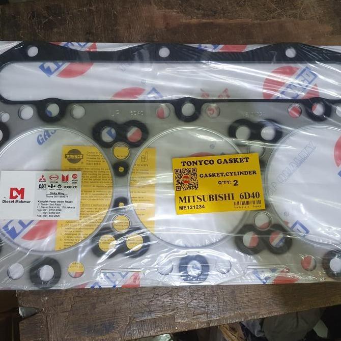 Paking Cylinder Head Packing Kop Mitsubishi 6D40 Merek Tonyco