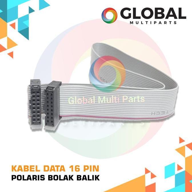 Printer Kabel Data Printhead 16 Pin Polaris - Bolak Balik
