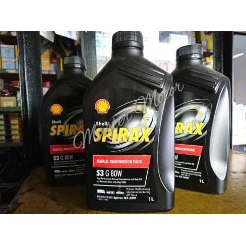 Oli transmisi dan oli Gardan SHELL SPIRAX S3 G 80W manual transmisi