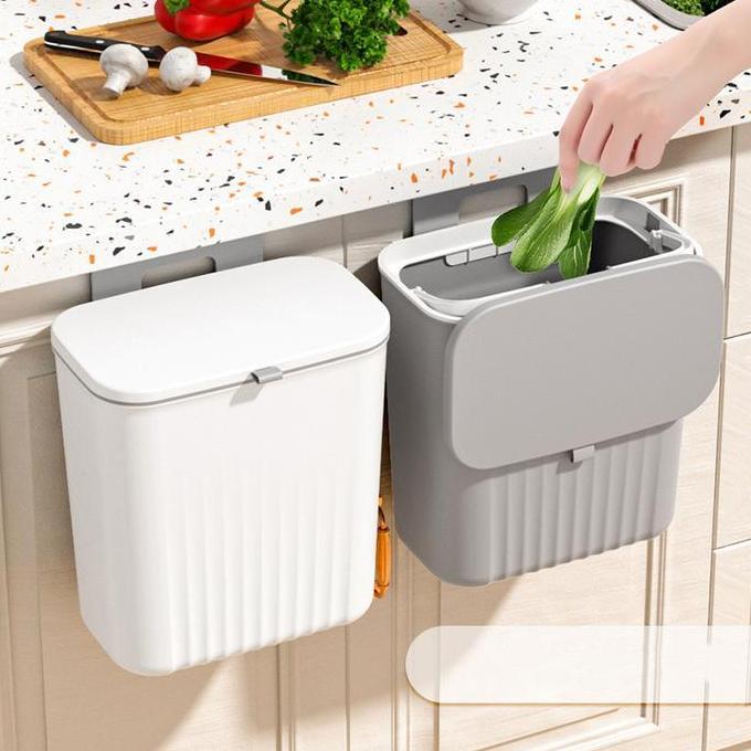 Greenland Tempat Sampah Tutup Dapur Gantung Tong Sampah tempat sampah tertutup tempat sampahnya dapu