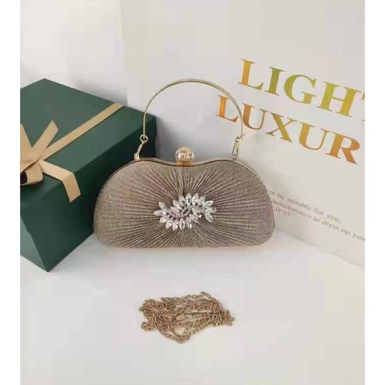 NEW DEALS MV_MARVELOUZ MV137643 TAS HANDBAG PESTA ELEGANT ADA TALI RANTAI