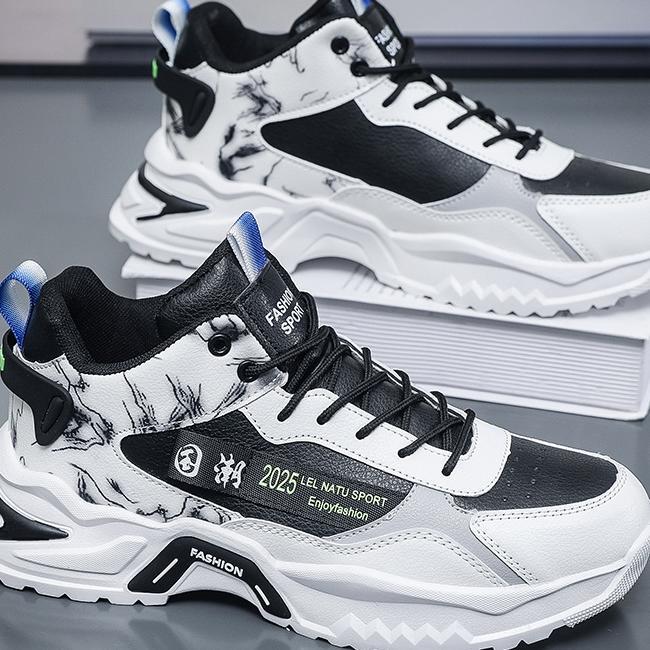 Sepatu Kets Pria Terbaru Fashion Sepatu Pria Berkualitas Tinggi Sepatu Pria Hitam