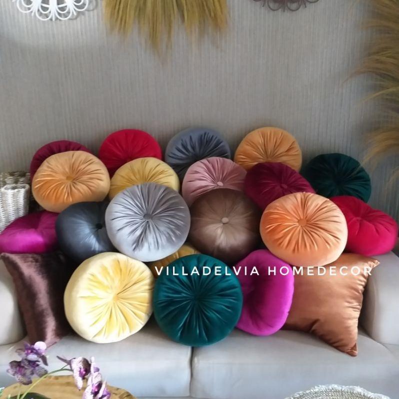 Bantal Sofa Bulat/Bantal Sofa/Bantal Kursi/Bantal Mobil/Bantal Bulat/Bantal Labu