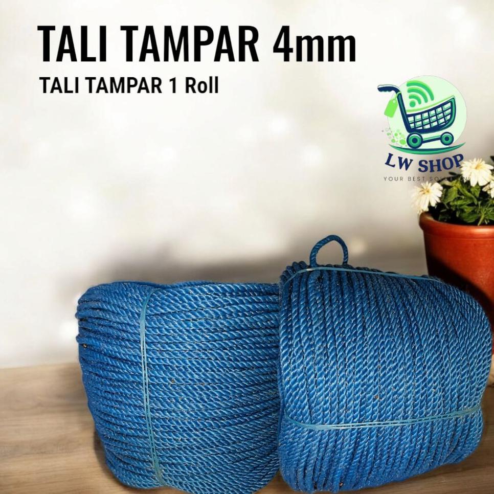 Tali Tambang/ Tali Tampar 4Mm/Tali Tampar Roll/Tali Proyek