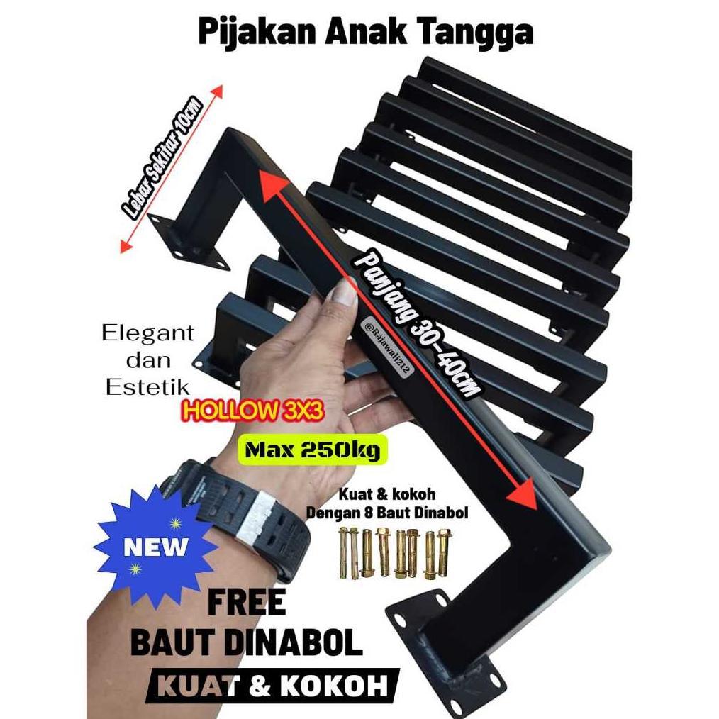 Tangga Tempel Dinding Pijakan Tangga Anak Tangga Tempel Dinding Tangga Toren
