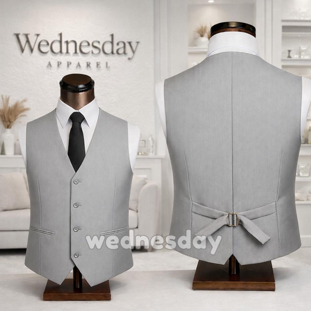 Wednesday Apparel - Vest Rompi Jas Pria Blazer Formal Basic