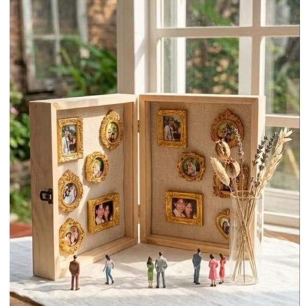 Frame Pigura 3D / Framebook / Pigura 3D / Bingkai Double 3D