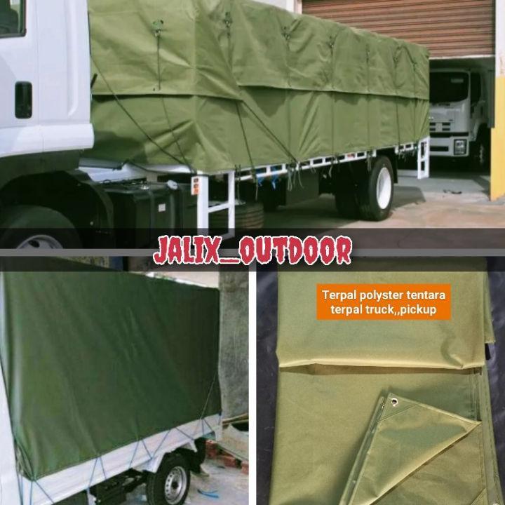 Terpal Kain Polyster Tentara,,Ukuran 3X3M,,2X2M,,2X3M,,Terpal Truck Tenda Darurat,,Bahan Kain Polyes