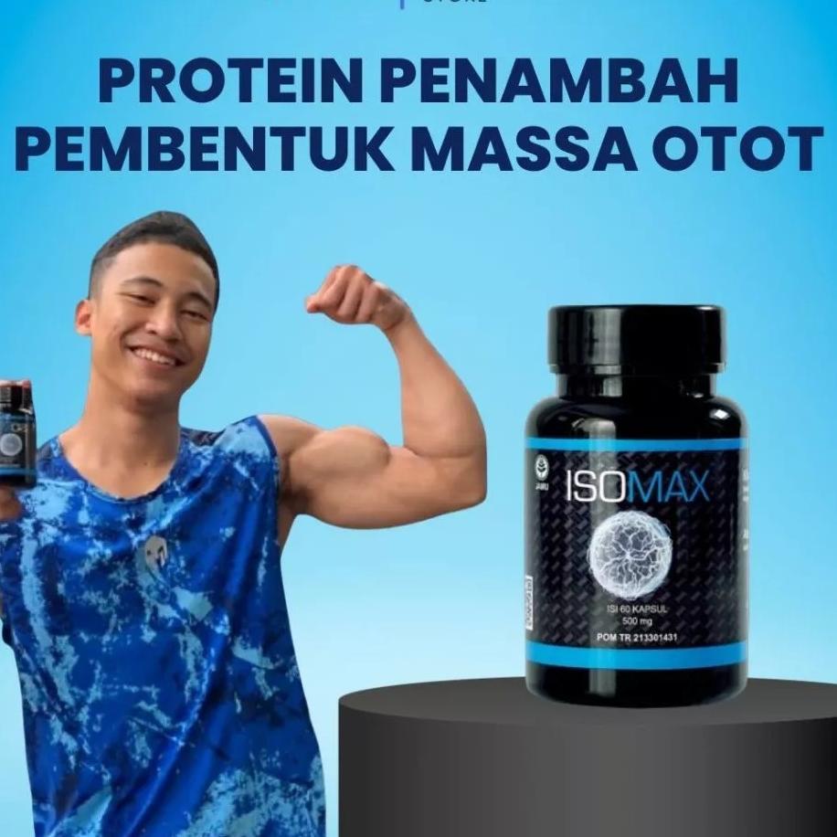 Isomax Protein Penambah Pembentuk Massa Otot Suplemen Gym Stamina Olahraga