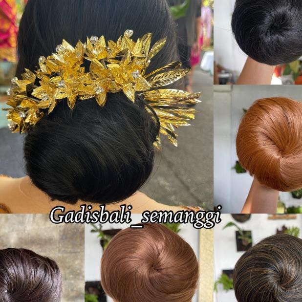Sanggul Bulat/ Sanggul Bali/ Rambut Cepol/ Sanggul Modern/ Rambut Ulir