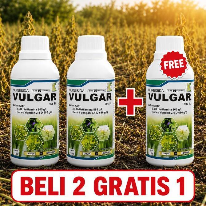 Herbisida Vulgar 865Sl - 1000Ml : Herbisida Selektif Untuk Tanaman