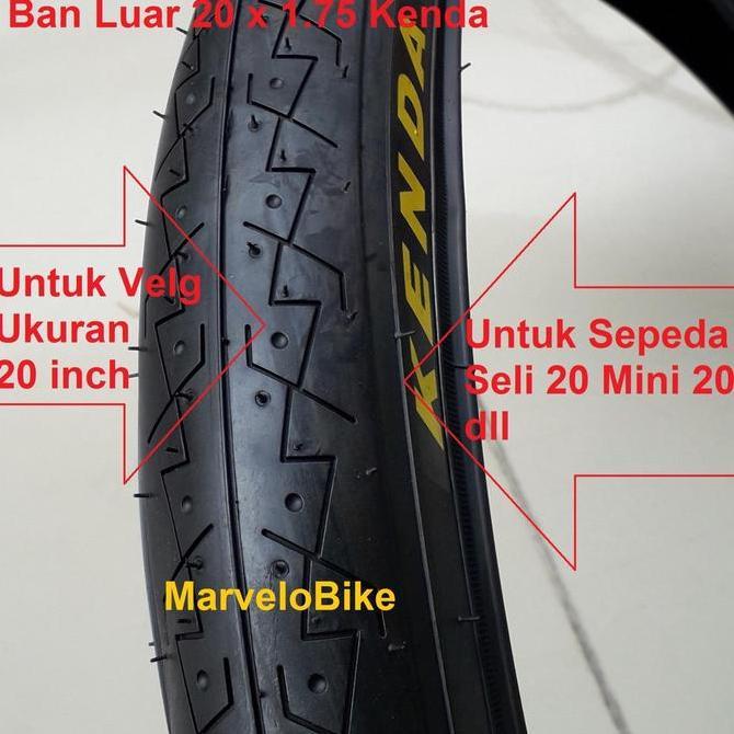 Ban Luar Sepeda Kenda 20 X 1.75
