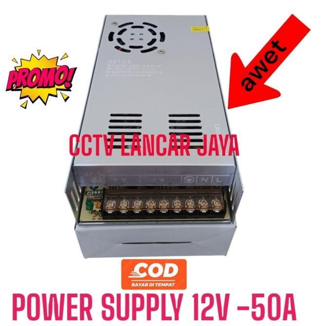 Power Supply 12V 50A 12 volt 50 Amper