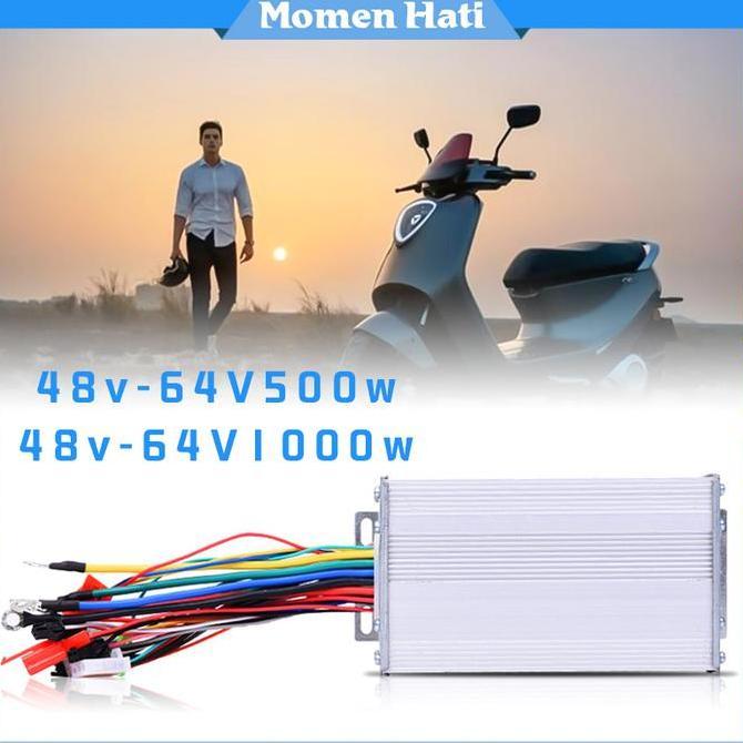 48V 64V 500W 1000W Kontroler Sepeda Listrik Controller Brushless