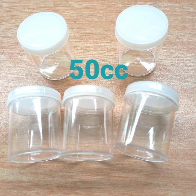 50pcs Pot 50cc Pot 50ml Pot urine 50 cc Pot Salep 50cc Pot Kosmetik 50gram