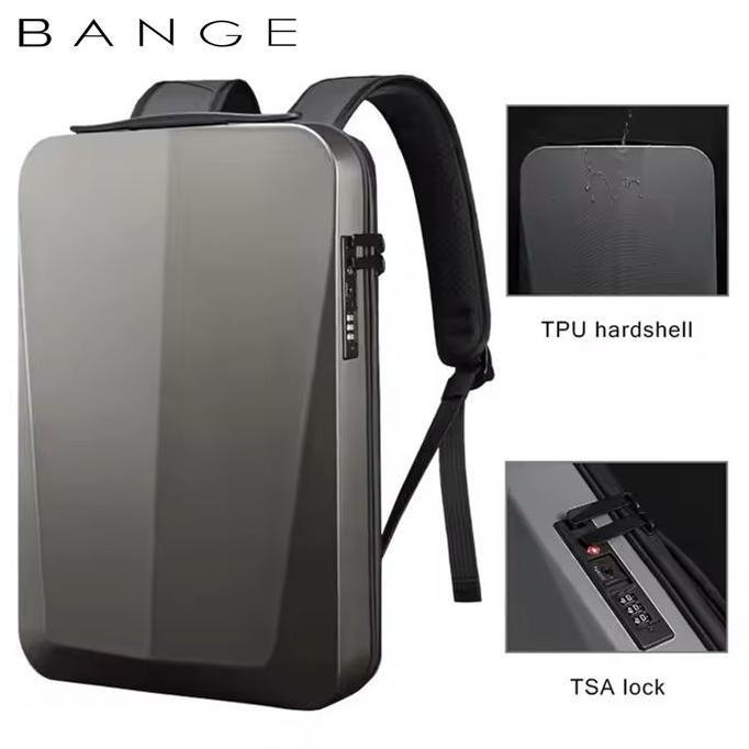 Bange Tas Laptop Kerja Ransel Backpack Pria Lock TSA 15.6 Inc BG22201