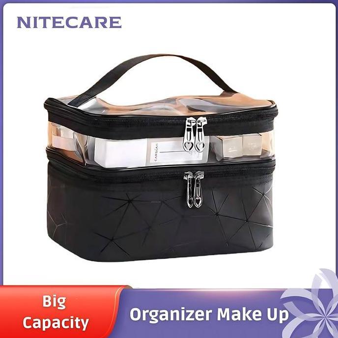 Tas Peralatan Kosmetik Make Up Cosmetic Bag Organizer Kapasitas Besar