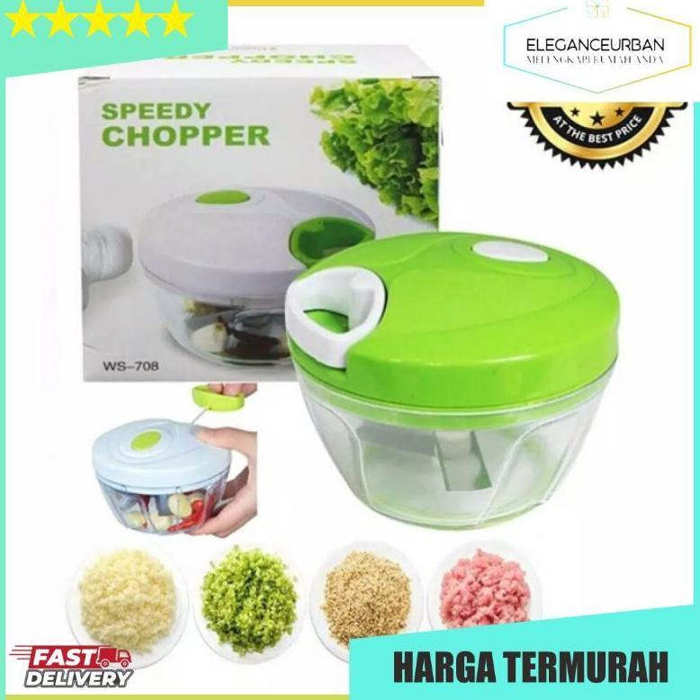 CUCI GUDANG SPEEDY COPER BAWANG TARIK BESAR CHOPPER BLENDER MANUAL ALAT DAPUR SAYUR PENGHANCUR BUMBU