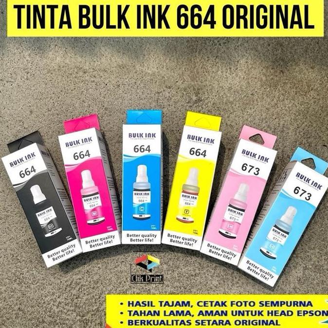 Tinta Bulk Ink 664 Original L130 L360 DLL