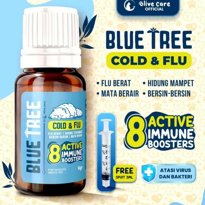 OLIVE CARE BLUE TREE COLD & FLU KUCING