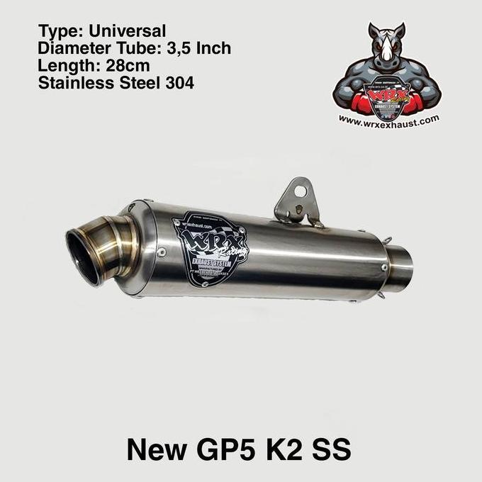 Knalpot WRX Silincer NEW GP5 K2 SS