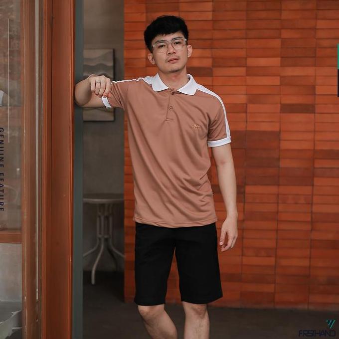Firsthand Kaos Polo Shirt Pria Naval Coksu