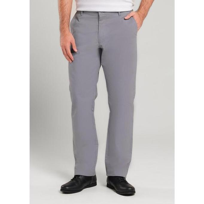 MOC Celana Panjang Chinos Pria Regular Fit Svarga - Grey