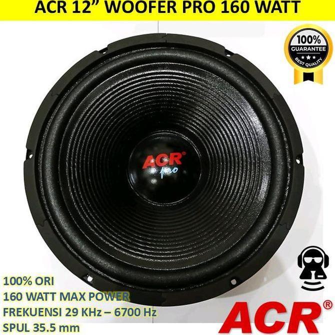 Promo Speaker 12 Inch Woofer Acr Pro - Speaker Woofer Wufer 12 Inch Acr Pro Cod