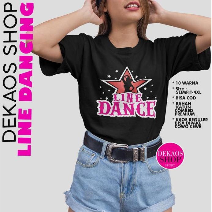 DI141 - BAJU LINE DANCE / KAOS LINE DANCE / KAOS OLAHRAGA WANITA / BAJU OLAHRAGA WANITA / KAOS SENAM