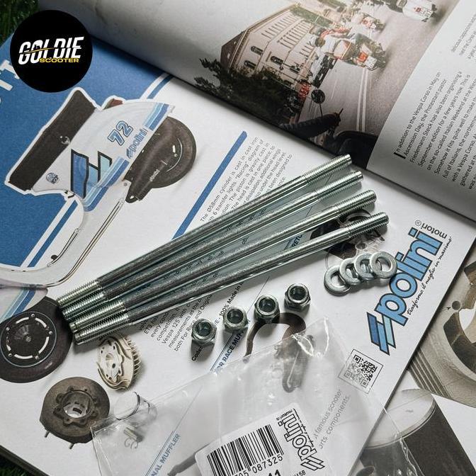 Baut Tanam Blok By Polini Original Vespa Smallframe