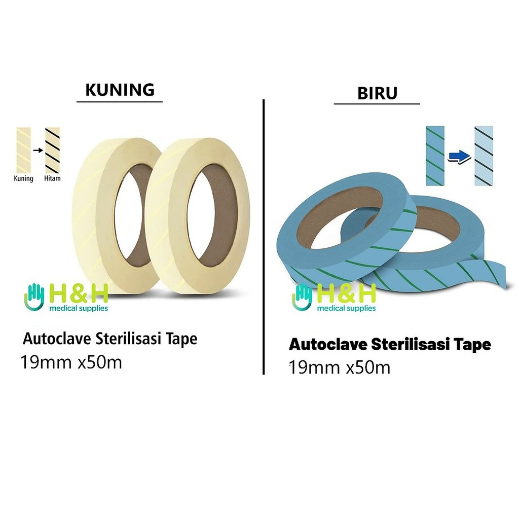 Autoclave Tape / lakban Autoclave / Solatip Autoclave